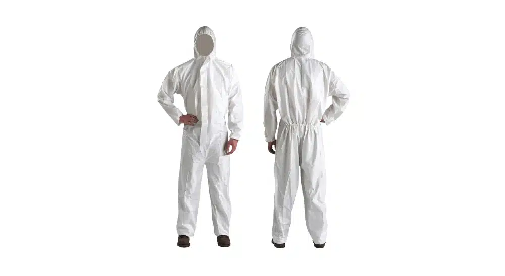 overol desechable blanco de alta protección