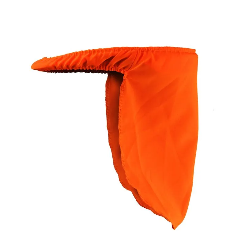 cubrenuca naranjo para casco uv
