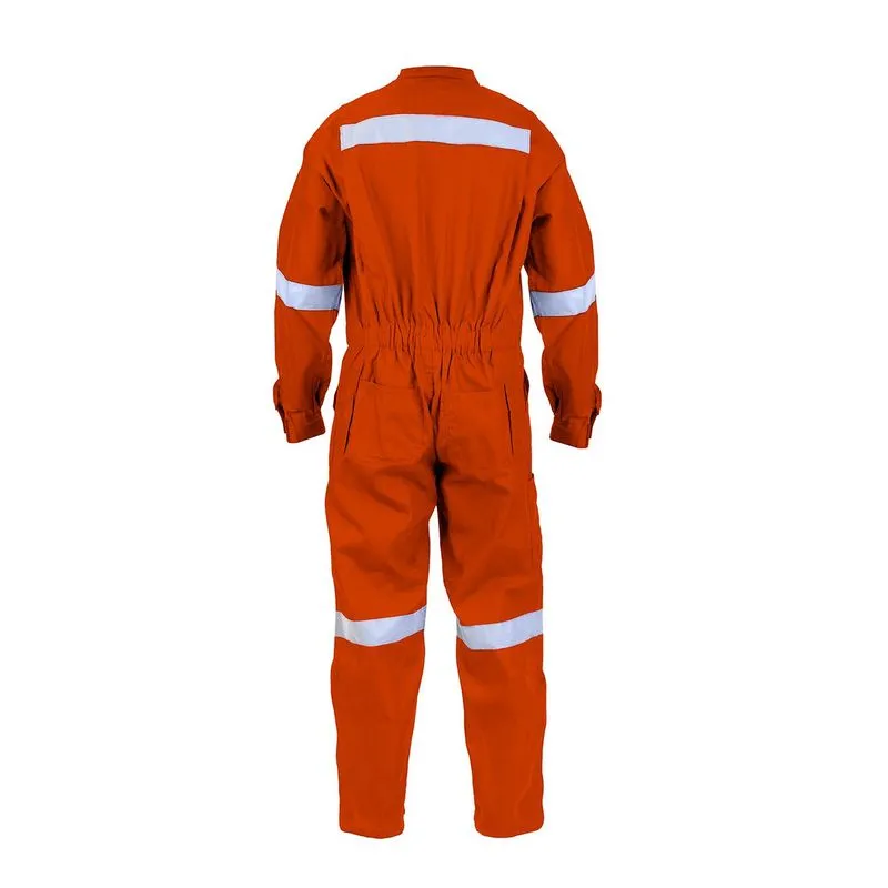 overol piloto poplin azul/naranjo overol piloto poplin azul/naranjo