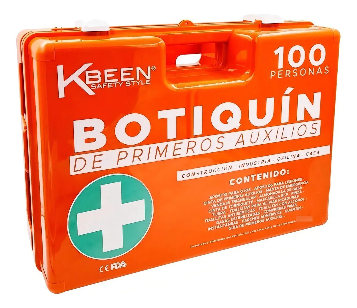 botiquín primeros auxilios 100 pers.
